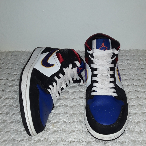 Jordan Shoes Air Jordan Mid Lakers Top 3 Men Size 9 Poshmark